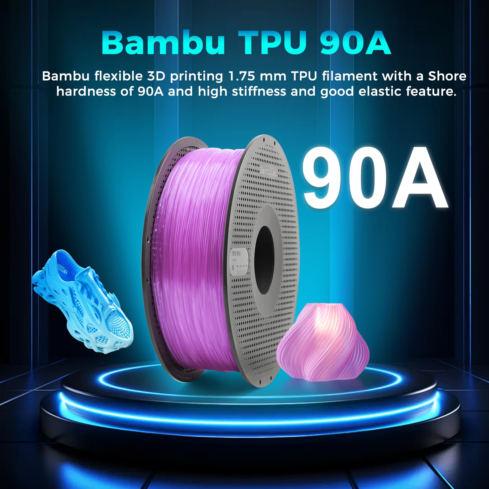 Bambul Lab TPU 90A フローズン スプール付きフィラメント1kg Amazon.co.jp: 3DTOOLS 竹製オリジナルTPU 90A 1.75mmフィラメント